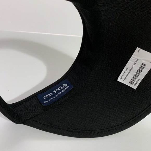 Ahead Visor 2023 PGA Oak Hill CC Championship Golf Performance Bungee Cord Black - Picture 7 of 7